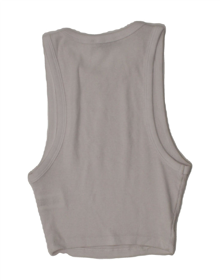 ZARA Girls Vest Top 2-3 Years White Cotton Vintage Zara and Second-Hand Zara from Messina Hembry 