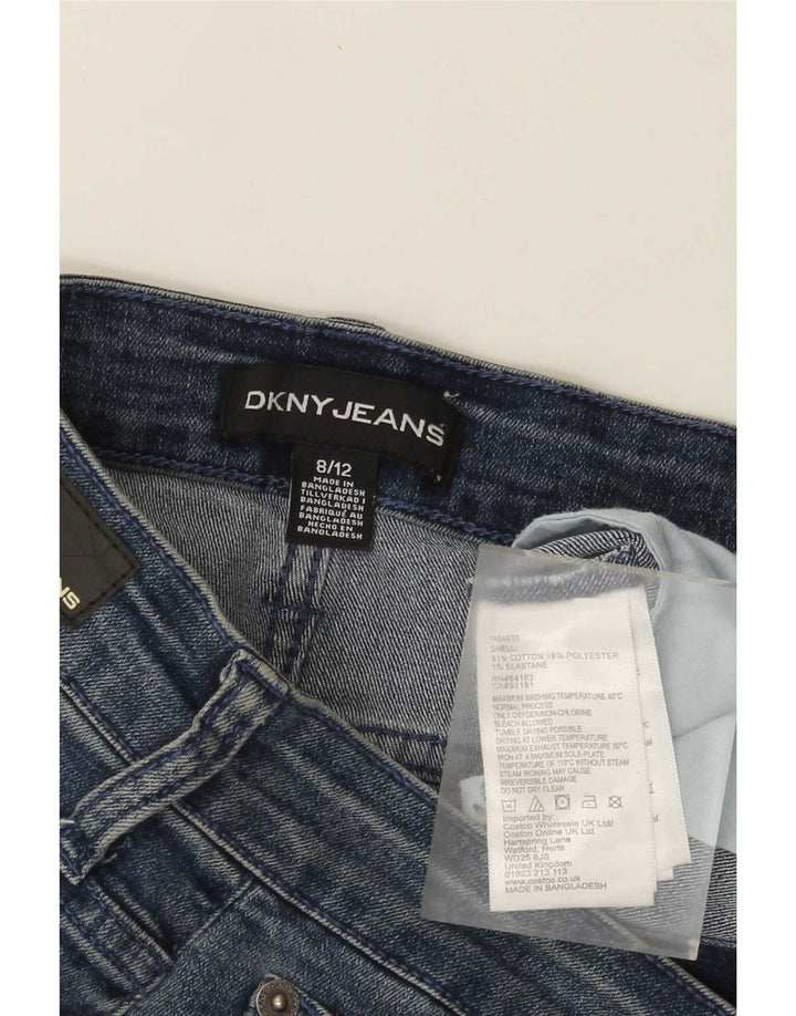 Dkny Dame Denim Shorts US 8 Medium W30 Blå Bomuld