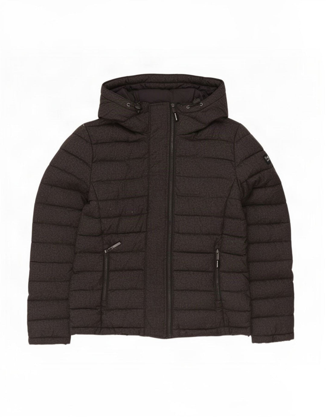 Superdry Polstret hættejakke til mænd UK 42 XL Grå polyester