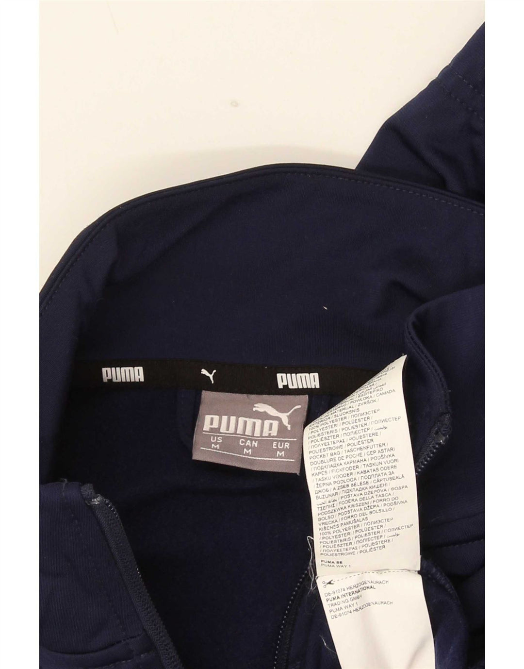 Puma Træningsdragt til mænd Topjakke Medium Marineblå Colourblock Polyester