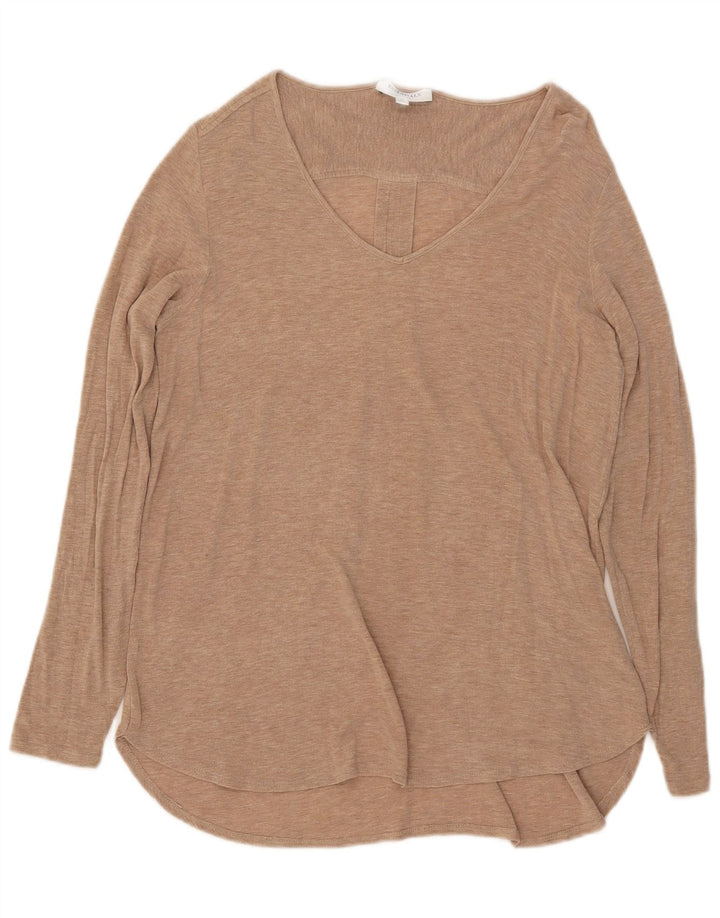 Essentials Dame Top Langærmet UK 12 Medium Beige Flecked