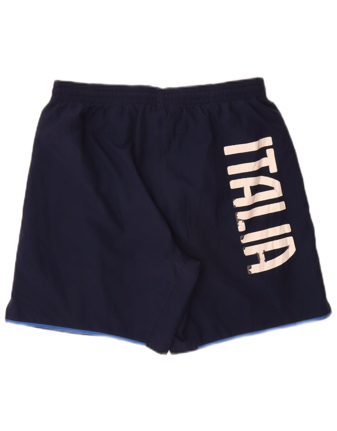 Puma Herre Italia grafiske sportsshorts Små marineblå polyester
