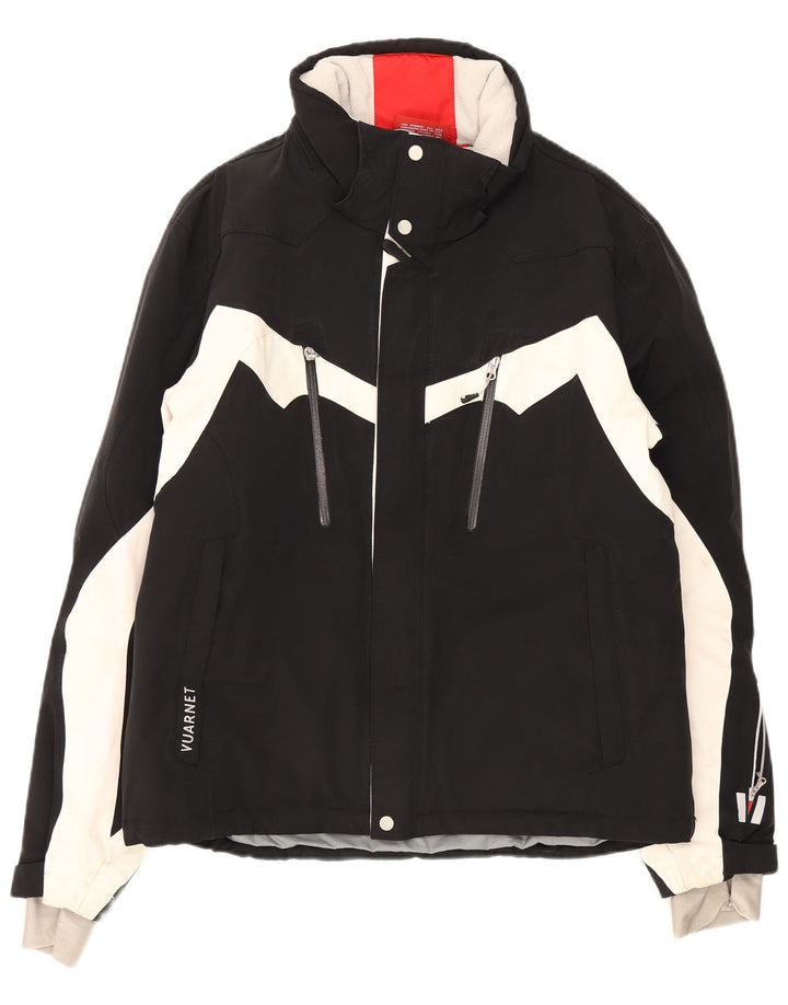 Vuarnet Herre Skijakke UK 46 3XL Sort Colourblock Polyamid