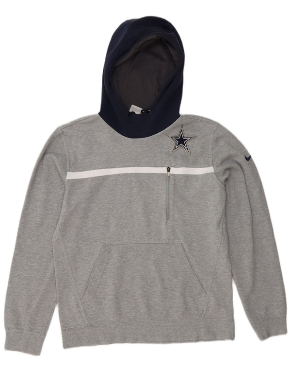 Nike Herre Dallas Cowboys Hættetrøje Jumper Medium Grå Colourblock Bomuld