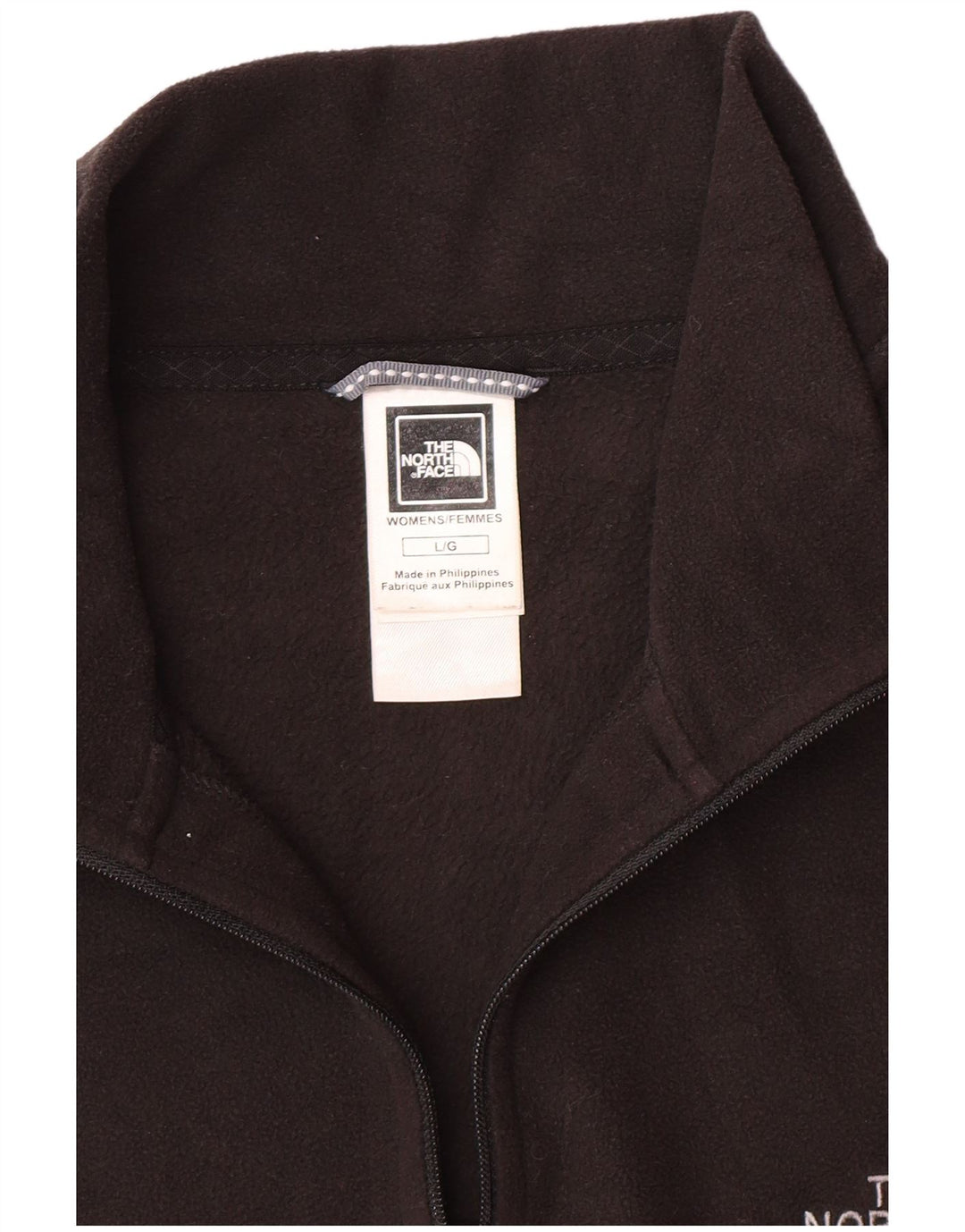 The North Face Dame Fleece Jumper med lynlås DK 16 Stor sort polyester