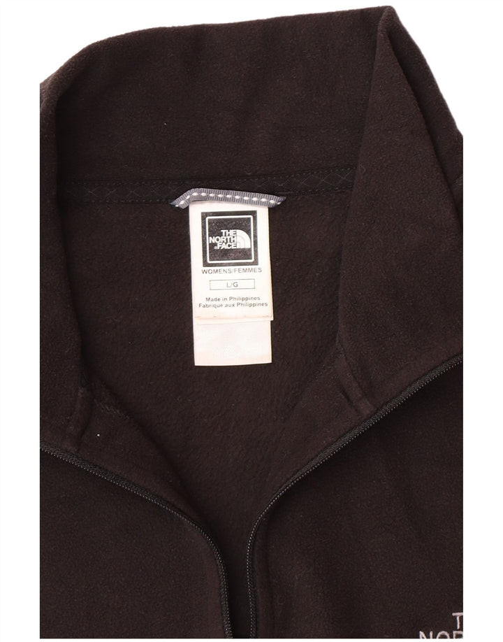 The North Face Dame Fleece Jumper med lynlås DK 16 Stor sort polyester