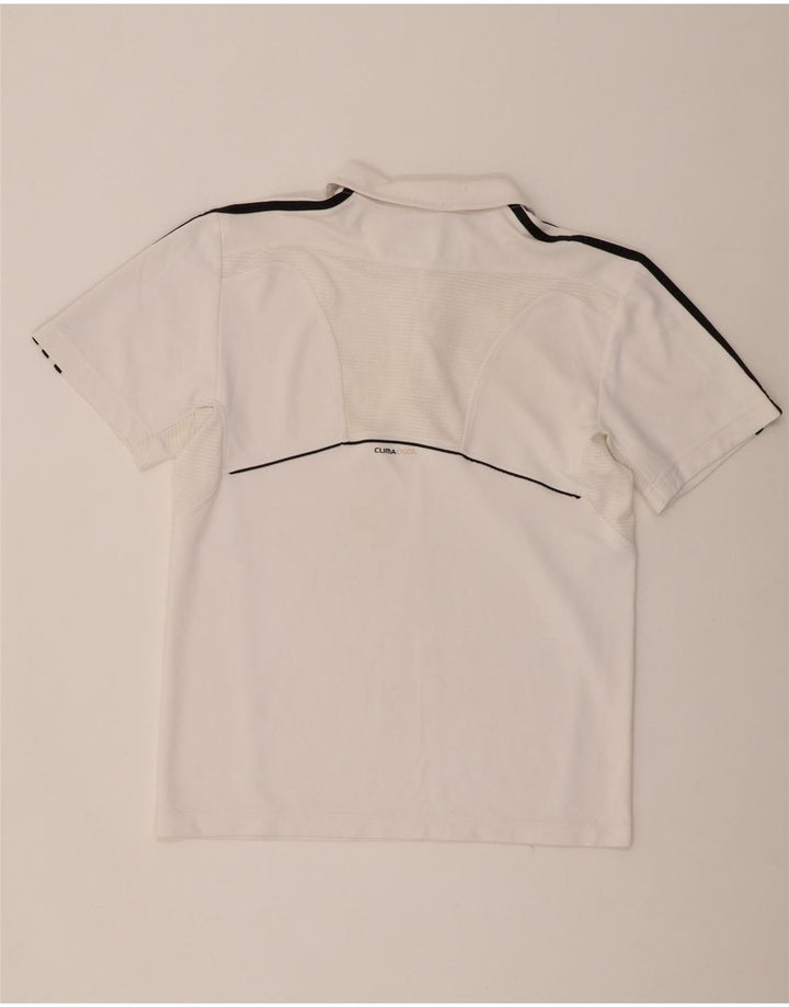 Adidas Herre Climacool Polo Shirt Lille hvid polyester