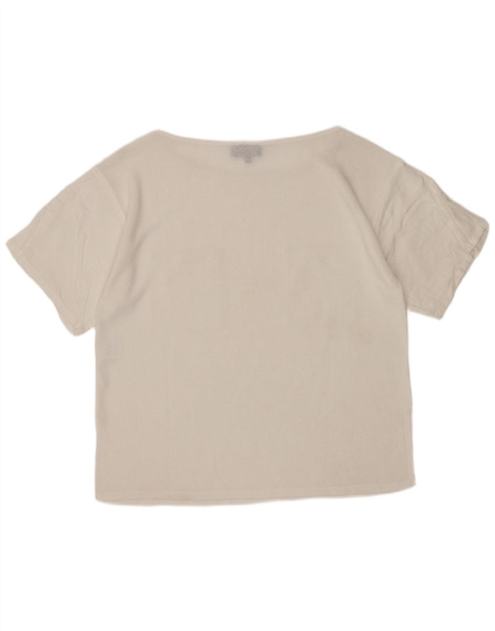 Luisa Spagnoli Damebluse Top UK 14 Medium White
