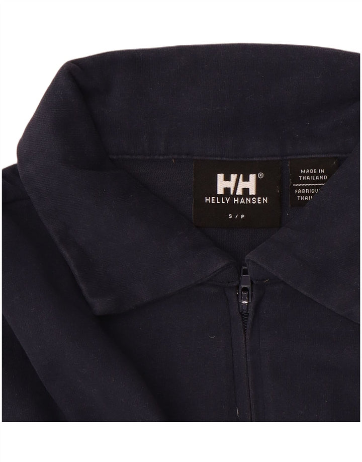 Helly Hansen Dame Polo Shirt UK 10 Small Navy Blue Cotton