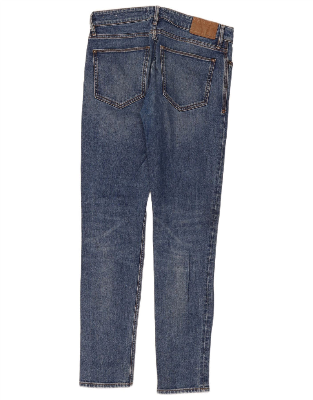 Fat Face Dame Slim Jeans W32 L32 Blå Bomuld
