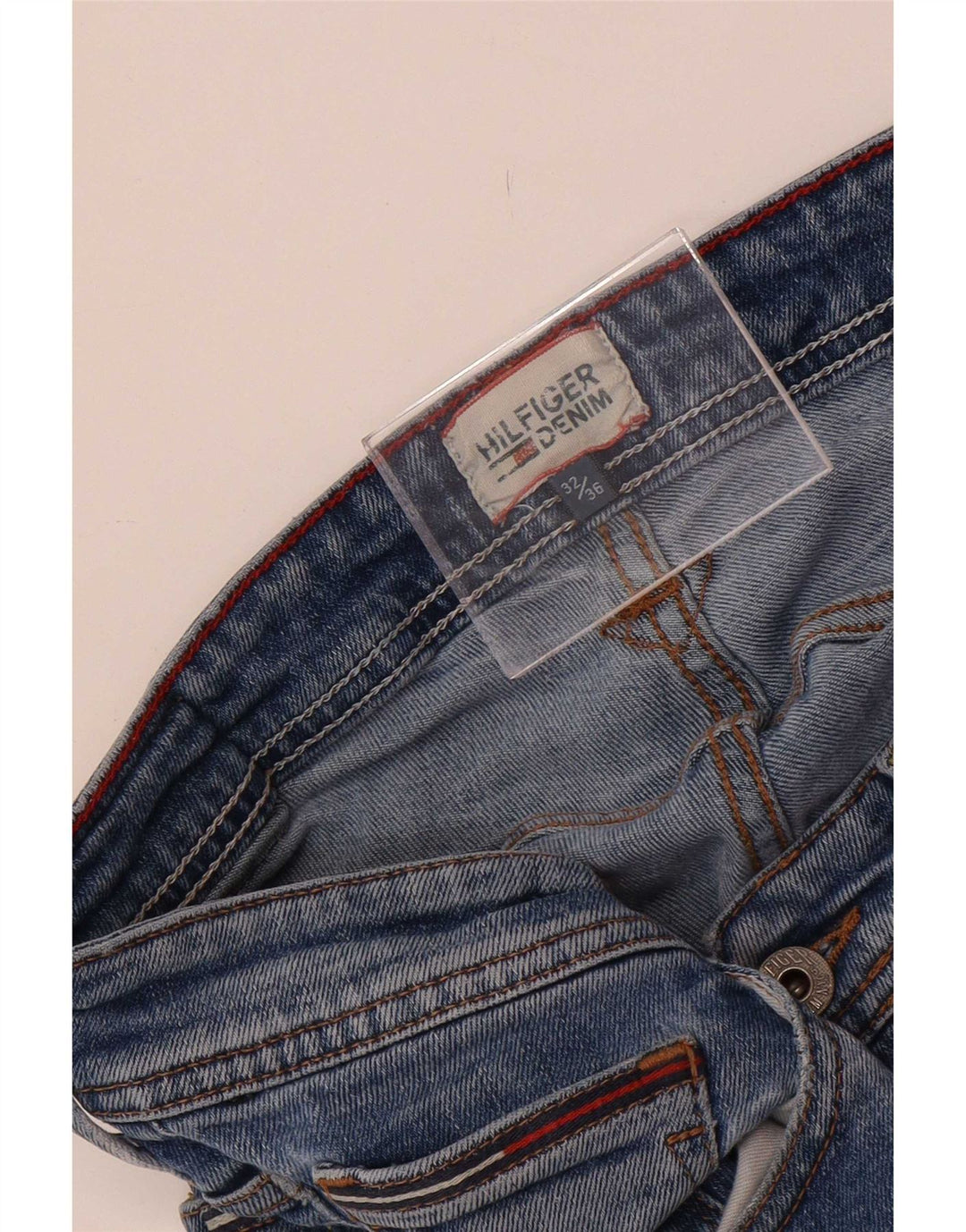 Tommy Hilfiger Dame Slim Jeans W32 L33 Blå