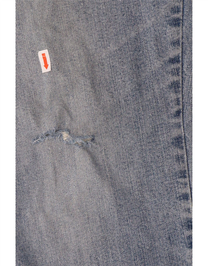 Wrangler Straight Jeans til mænd W36 L34 Blue Cotton Classic