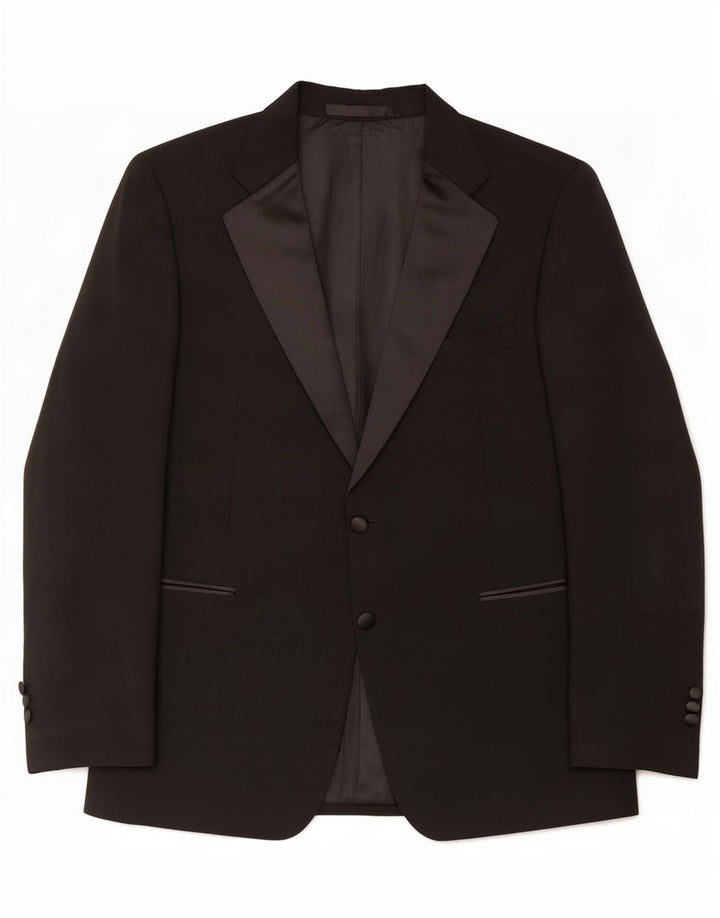 Marks & Spencer Herre 2-knaps blazerjakke UK 44 XL Sort Polyester
