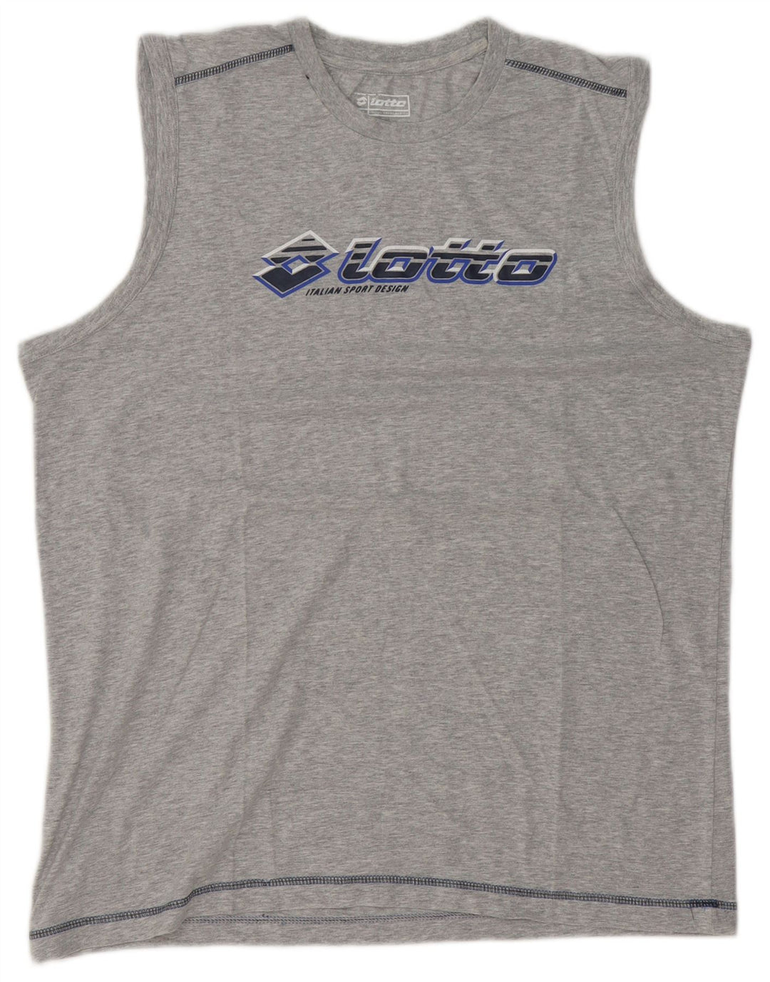 Lotto Herre Grafisk Vest Top 2XL Grå Flecked