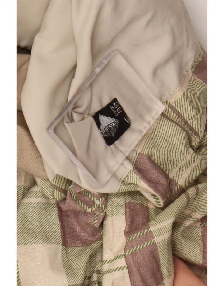 Vintage kvinders trenchcoat UK 12 Medium Beige Syntetisk