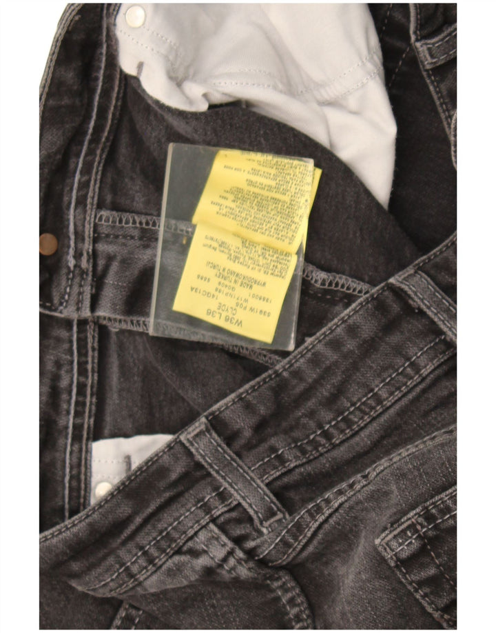 Wrangler Herre Clyde Straight Jeans W36 L30 Grå Bomuld