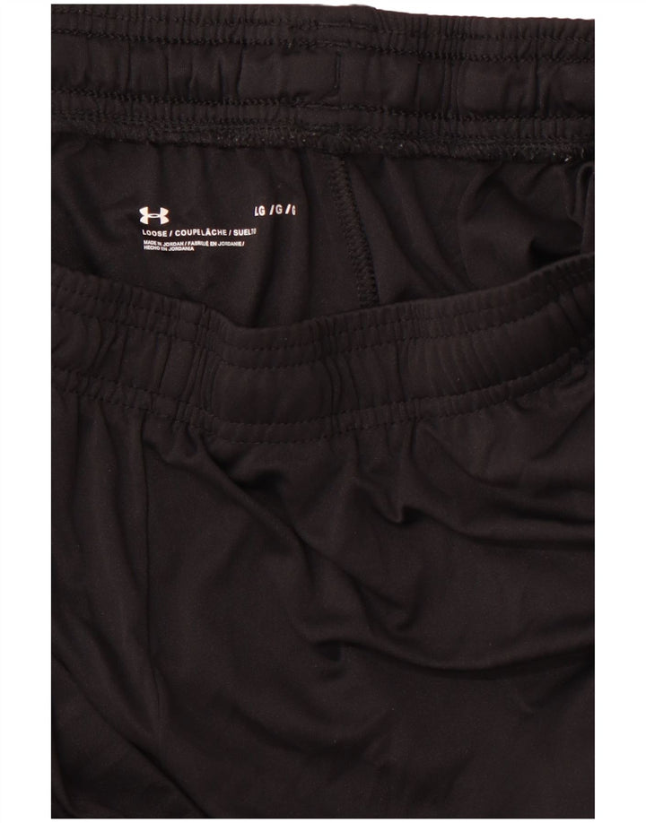 UNDER ARMOUR Grafiske sportsshorts til mænd, store sorte