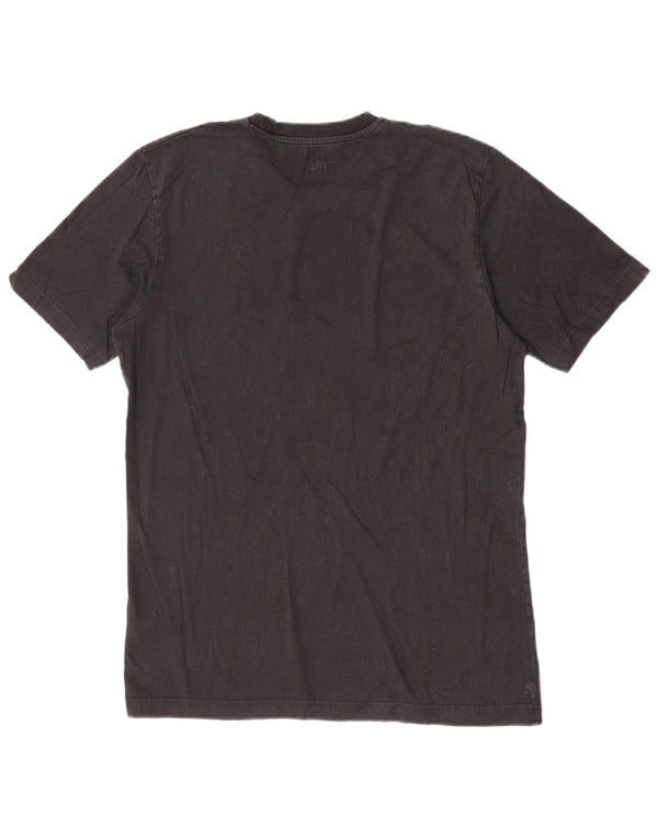 Reebok Herre grafisk T-shirt Top Medium Sort Bomuld