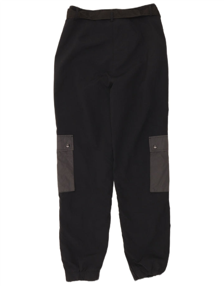 Ellesse Dame Cargo Bukser UK 12 Medium W30 L30 Navy Blue Colourblock