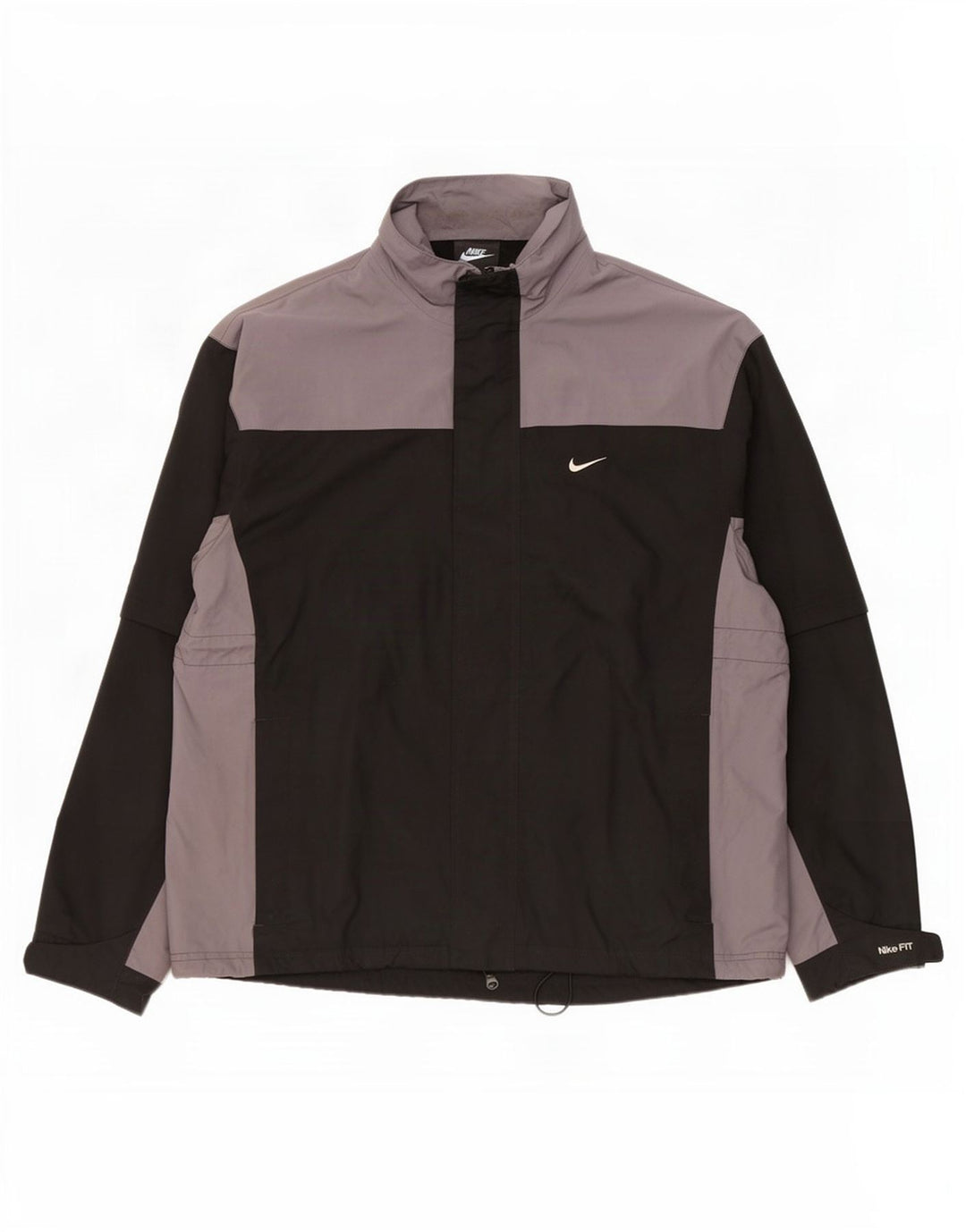 Nike træningsdragt til mænd, topjakke, stor sort colourblock polyester
