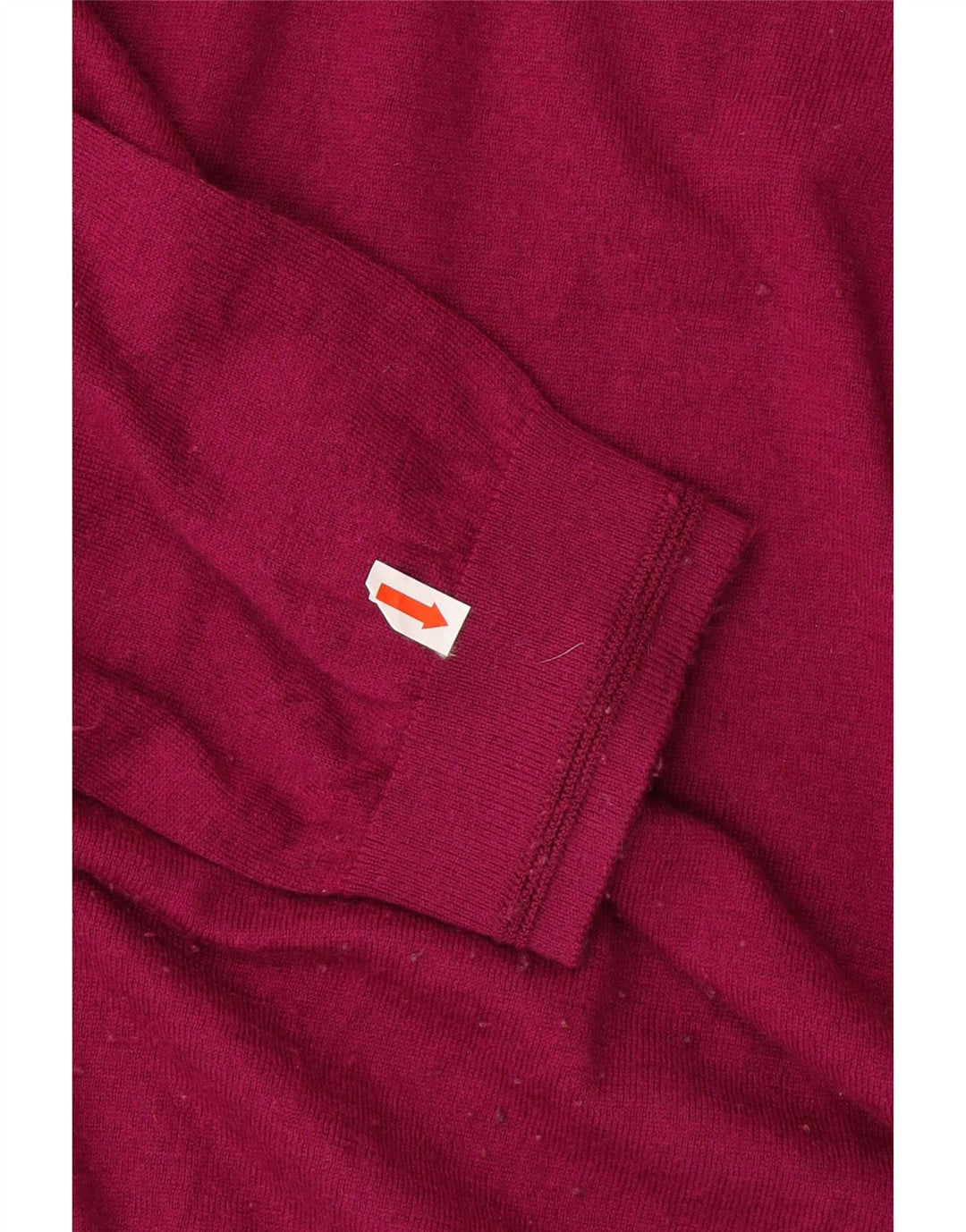 TED BAKER Mens V-Neck Jumper Sweater Size 6 2XL Pink Wool