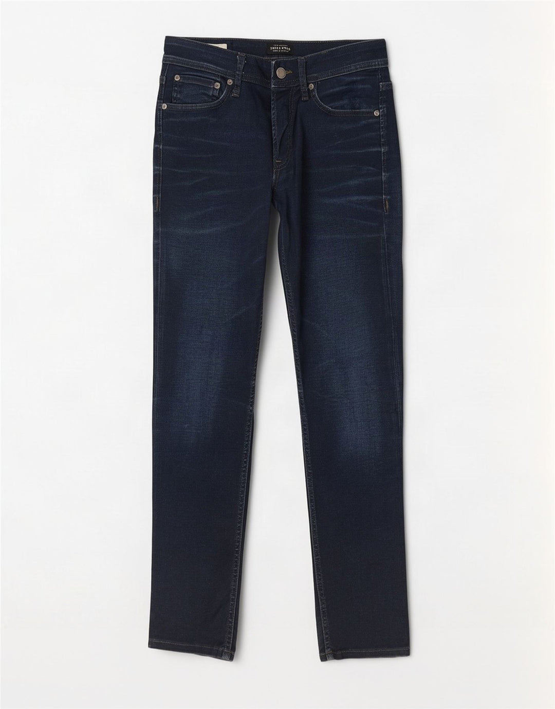 Jack & Jones Herre Tim Slim Jeans W30 L30 Marineblå Bomuld