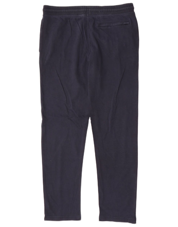 Marks & Spencer Womens Tracksuit Trousers UK 16 Large  Navy Blue Cotton