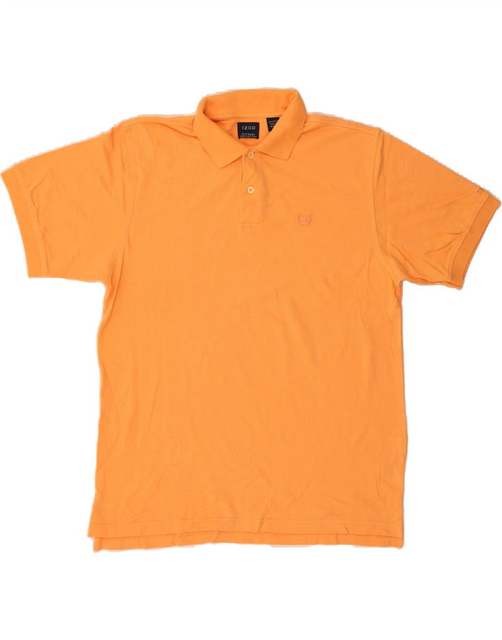 IZOD Mens Polo Shirt Large Orange Cotton Vintage Izod and Second-Hand Izod from Messina Hembry 