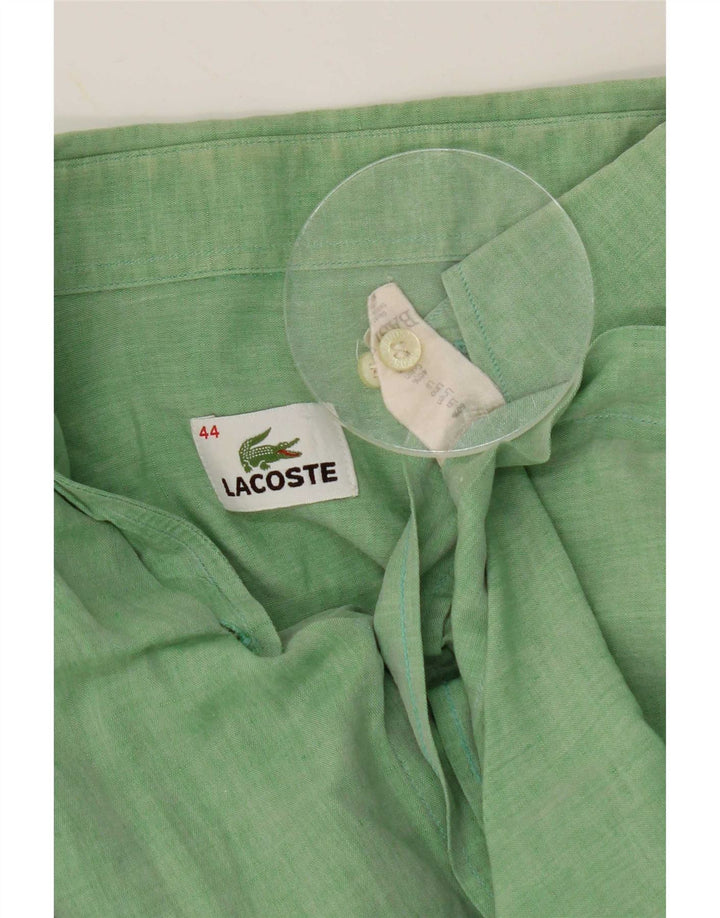 Lacoste herreskjorte str. 44 XL Grøn hør