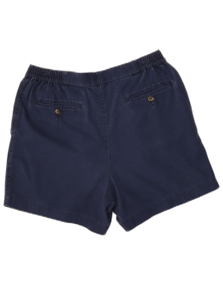 Marks & Spencer Herre Pegged Chino Shorts W32 Medium Marineblå Bomuld