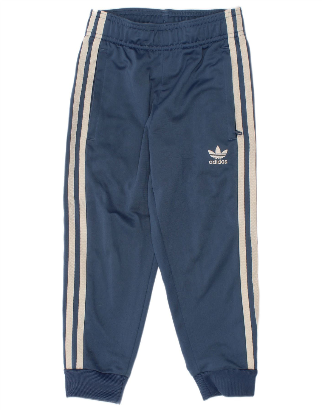Adidas Drenge Træningsdragt Bukser Joggers 4-5 År Marineblå Polyester