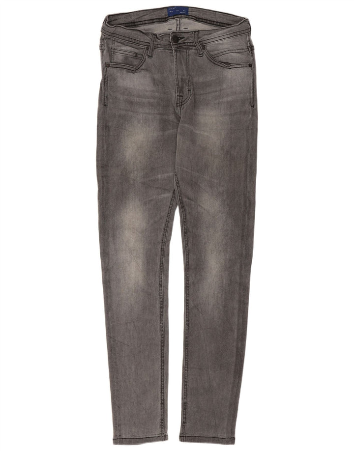 Zara Herre Skinny Jeans EU 40 Medium W31 L29 Grå Bomuld