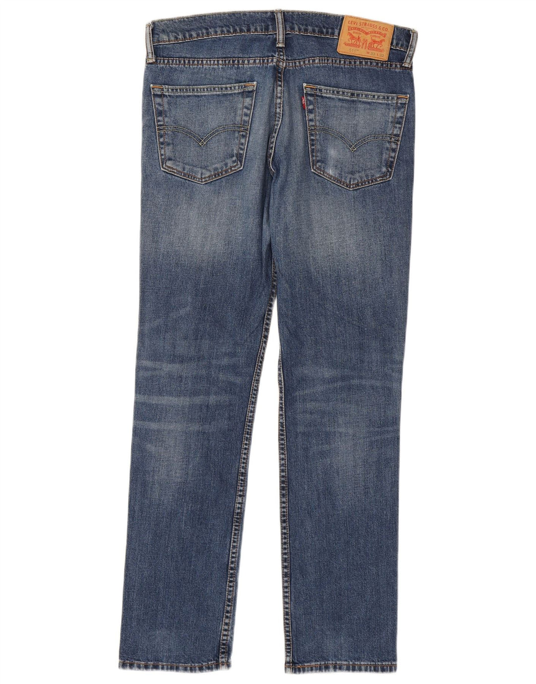 Levi's Herre 511 Slim Jeans W33 L32 Blå Bomuld