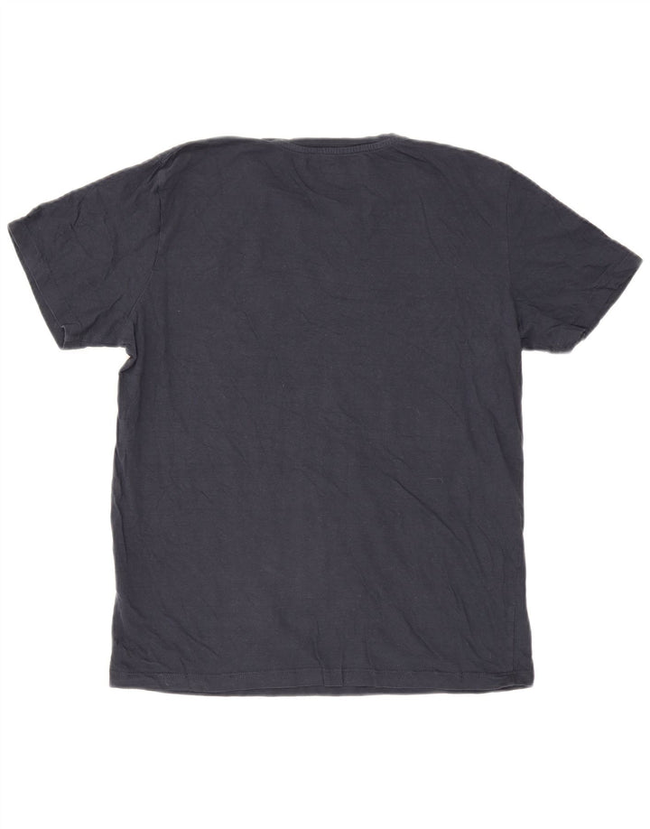 Jack & Jones Herre T-shirt Top Stor marineblå bomuld