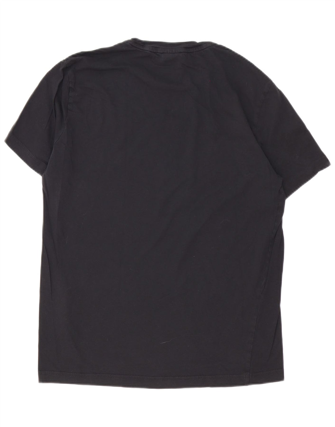 Champion Herre Grafisk T-Shirt Top Medium Sort Bomuld