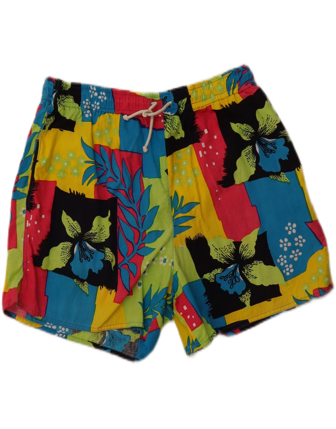 VINTAGE Badeshorts til mænd Medium flerfarvet blomster