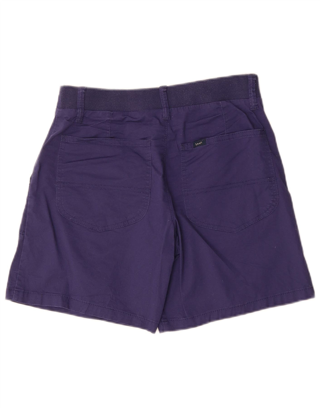 Lee Chino Shorts til kvinder US 6 Medium W30 Marineblå Bomuld
