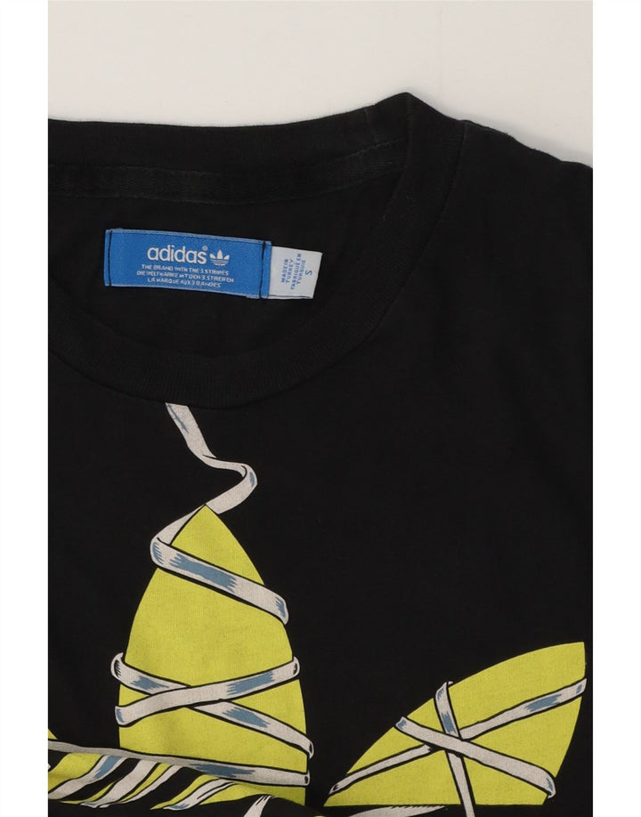 Adidas Grafisk T-shirt top til mænd, lille sort