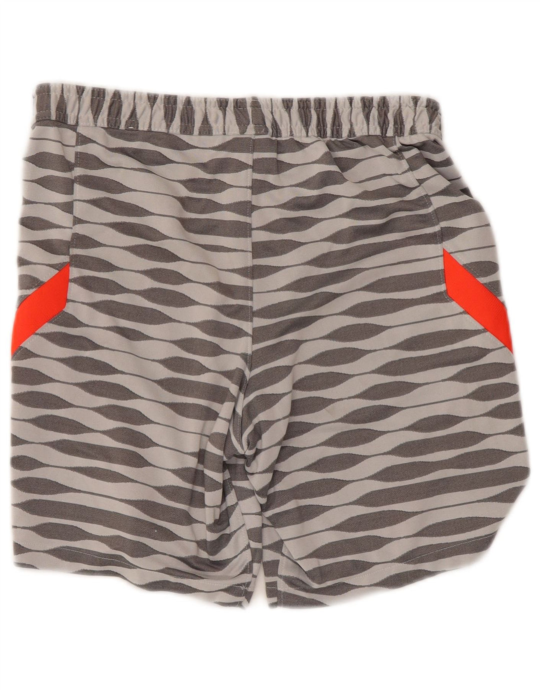 Nike Herre Dri Fit Slim Fit Sportshorts Små Grå Geometrisk Polyester