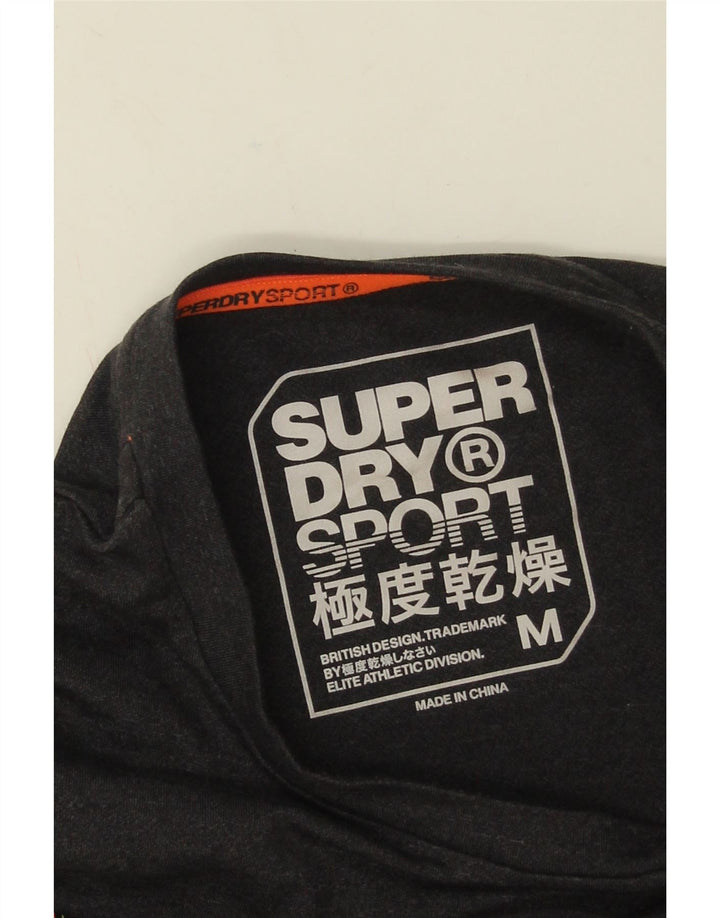 Superdry Herre grafisk T-shirt Top mellemgrå bomuld