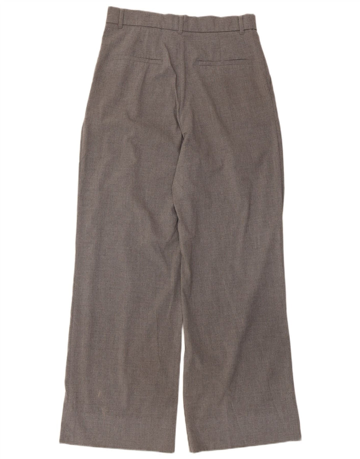 Zara Dame Chinobukser med brede ben Medium W30 L30 Grå