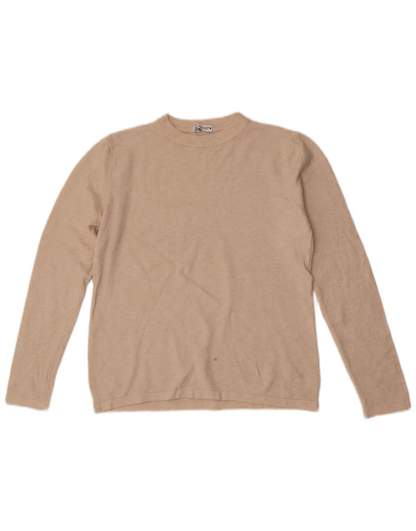 Zara Dame sweater med rund hals DK 10 Small Off White