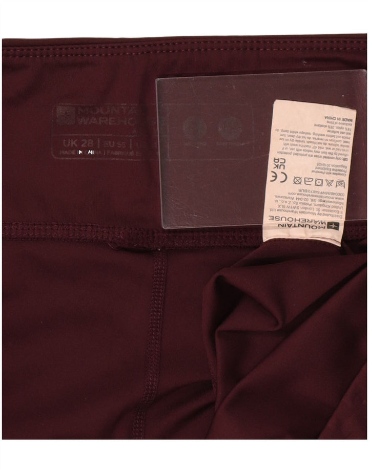 MOUNTAIN WAREHOUSE Dame Capri Leggings UK 22 3XL Burgundy Nylon