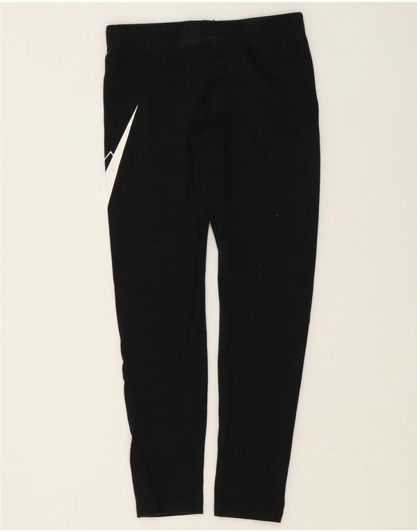 Nike piger Tight Fit grafiske leggings 13-14 år XL sort bomuld