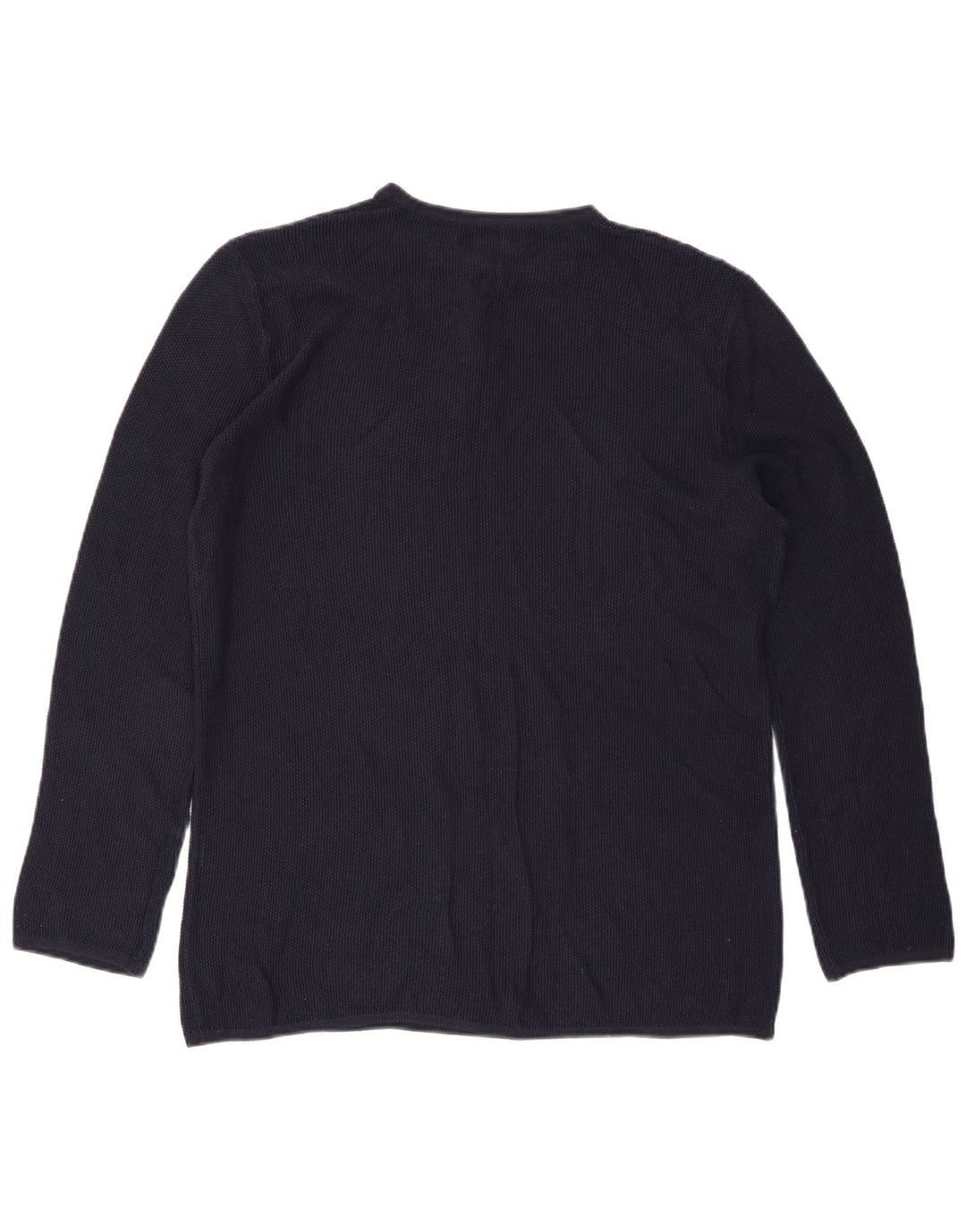 Zara Herre Top Langærmet Medium Navy Blue