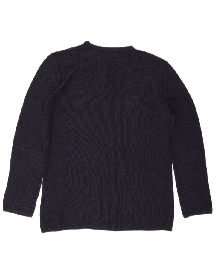 Zara Herre Top Langærmet Medium Navy Blue
