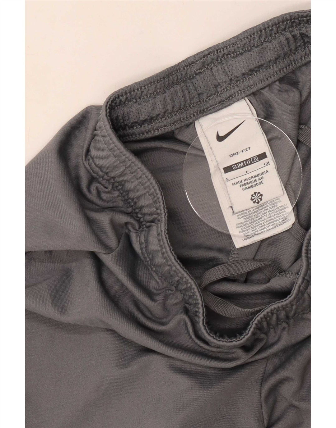 Nike Herre Dri Fit Slim Sports Shorts Små Grå Colourblock Polyester
