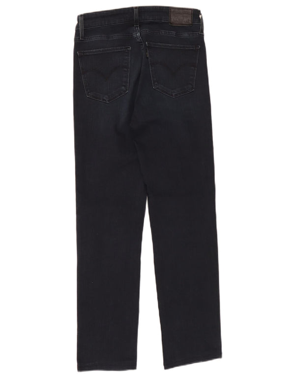 Levi's Dame 712 Slim Jeans W26 L27 Marineblå Bomuld