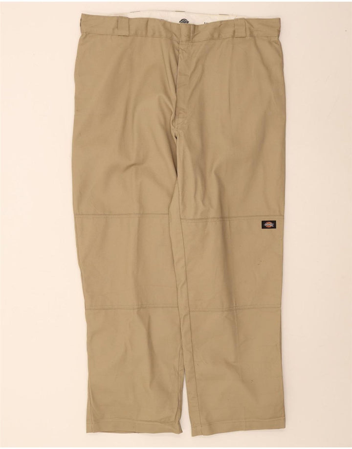 Dickies Herre Loose Fit Cargo Bukser W42 L32 Beige Polyester