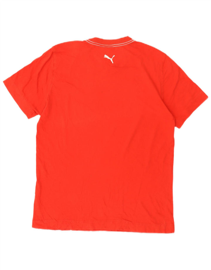 PUMA Herre grafisk T-shirt Top Medium Rød